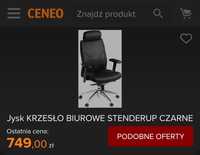 Krzesło biurowe czarne