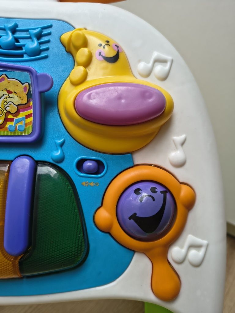 Fisher-Price Muzyczny Chodzik 2w1 P2744 pchacz tablica manipulacyjna