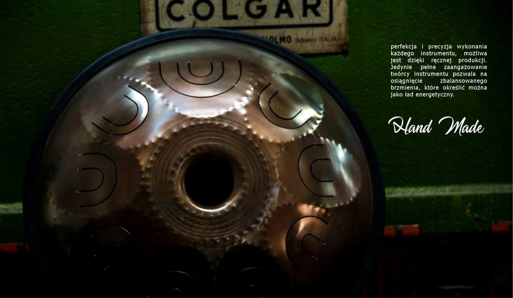 Handpan Hangdrum ( SteelDrum Tonquedrum) Hand Made od ProDrum.pl
