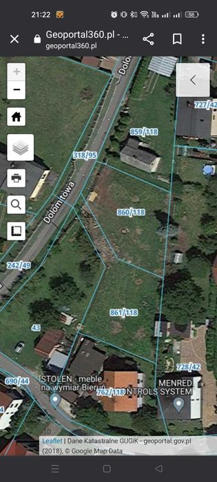 Działka uzbrojona Bieruń – Ściernie, ul. Dolomitowa | 649m2