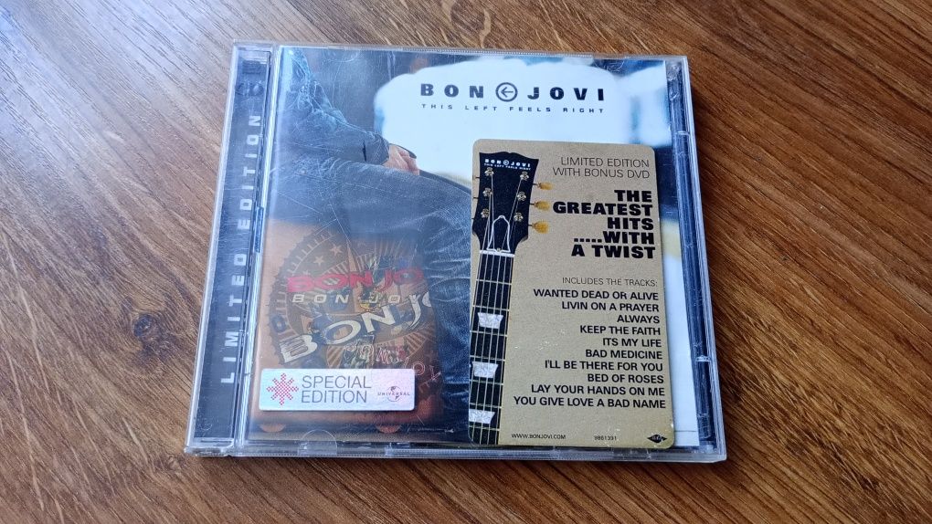 Bon Jovi CD+dvd the greatest hits with a twist