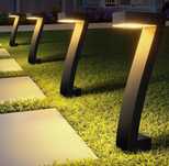 4x lampa  Solarna wbijania  Nowoczesna Wodoodporna Lampy Ogrodowe