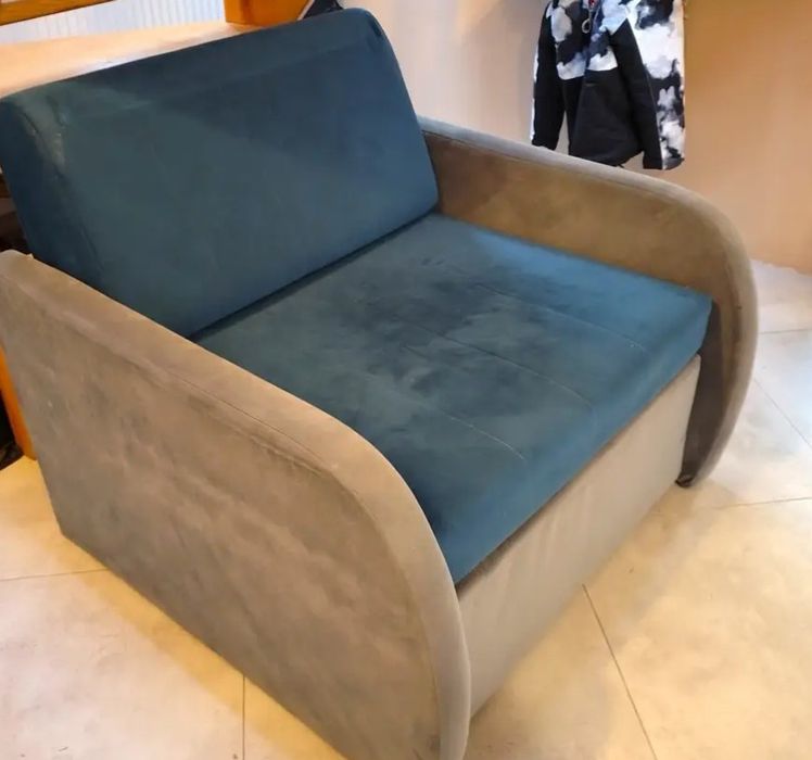 Fotel rozkładany pojedynczy z dowozem na terenie Kutna