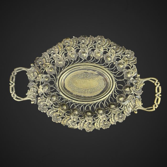 Patera B.Henneberg Warszawa plater XIXw. b41/9101