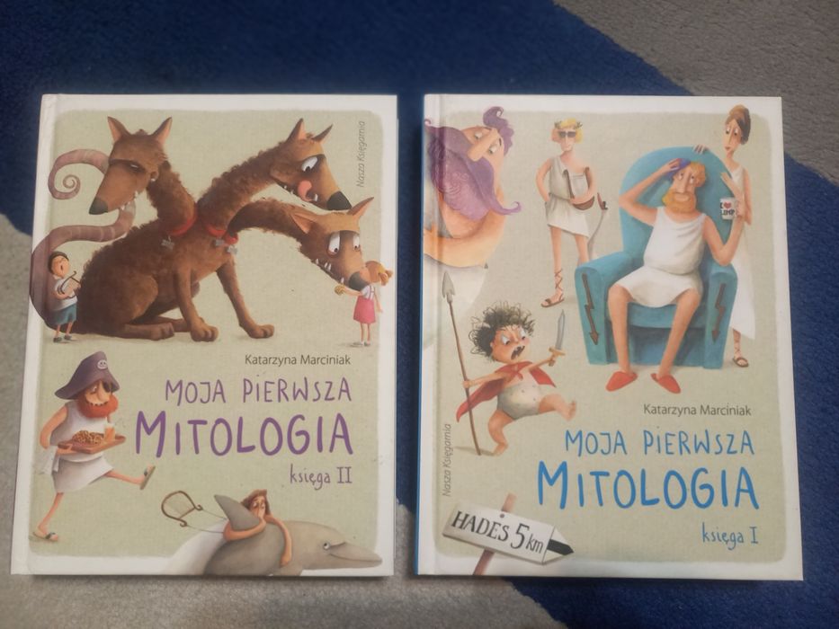 2 tomy Moja Pierwsza Mitologia książki z mitami i historyjki z morałem