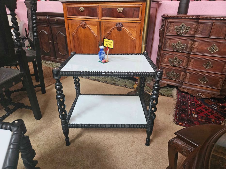 Mesa de centro antiga, retangular - Muito Bom estado g