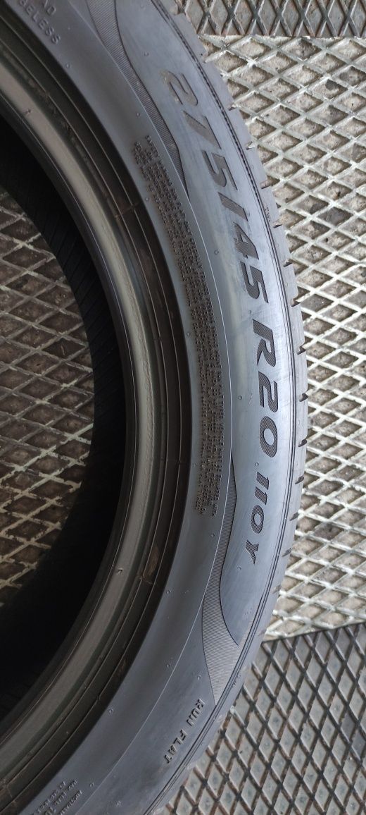 Pneus 275/45/20 Pirelli runflat semi novos