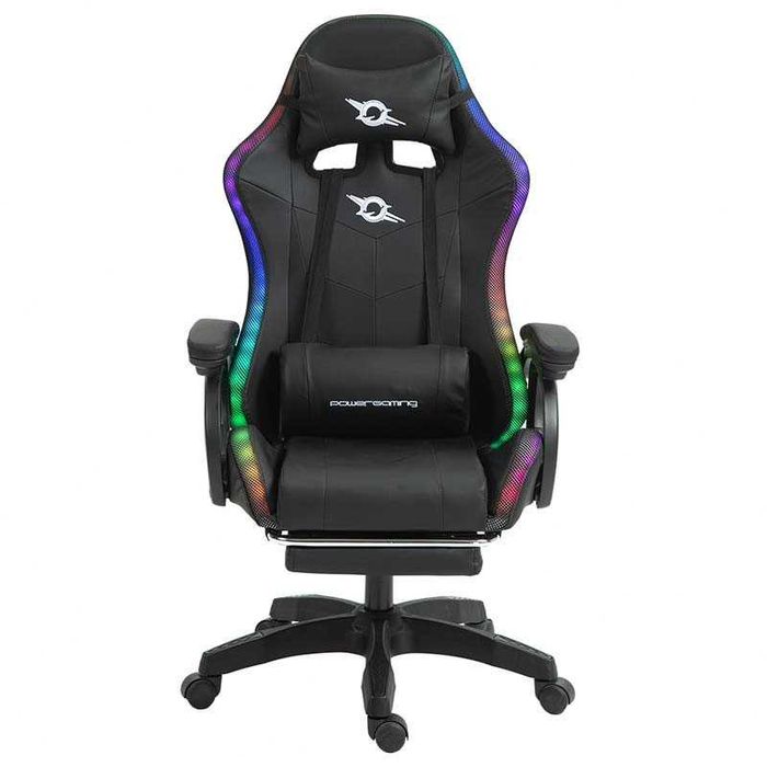 Cadeira Gaming com iluminação RGB e 7 pontos massagem