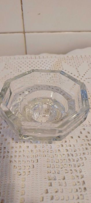 Porta velas antigos em vidro