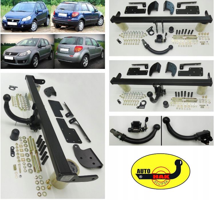 Słupsk Automat Wypinany Hak Holowniczy Suzuki SX4 4x4 4WD 5D od2006r