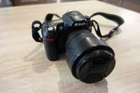 Nikon D80 + obiektyw Nikkor 18-135 mm f/3,5-5,6 G ED DX + akcesoria
