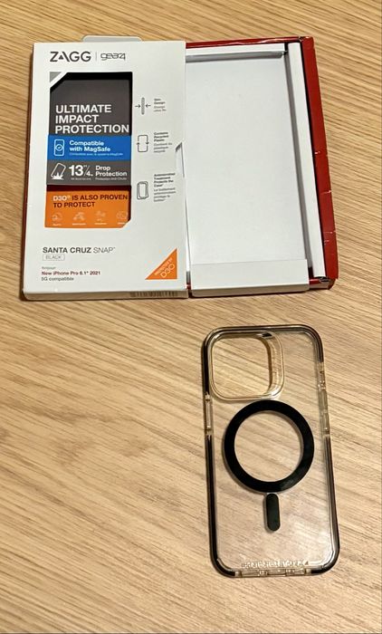 Capa Nova - iPhone 13 Pro - Zagg Santa Cruz Snap - D3O