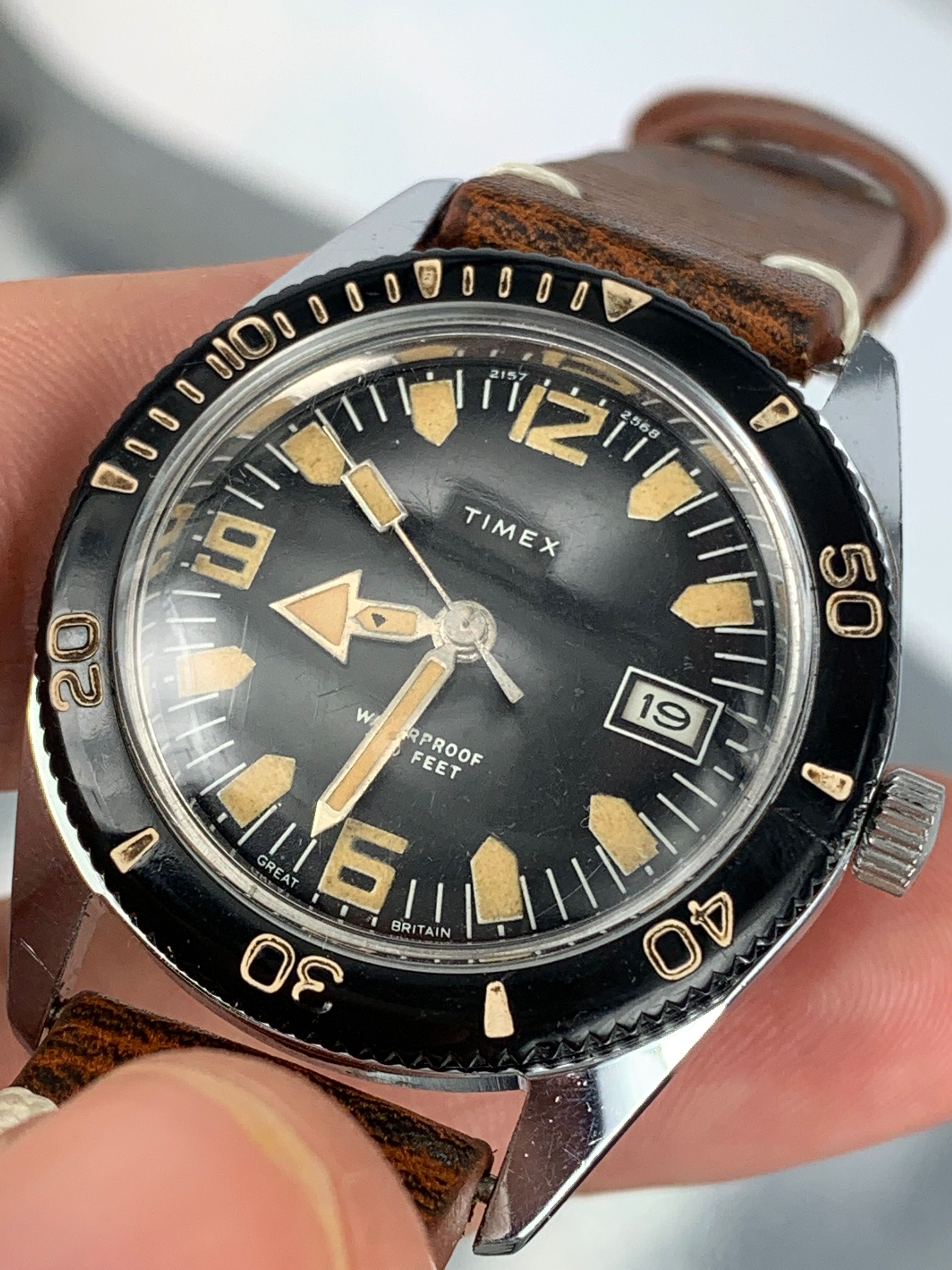 Vintage Timex Diver - eta tissot