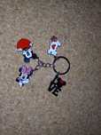 Mickey e Minnie Disney, porta chaves. Novo.