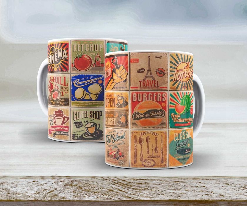 Caneca Personaliza Tema Conjunto de Heróis #5008