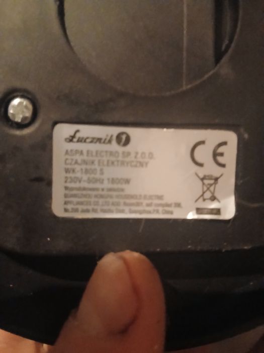 Czajnik elektryczny Łucznik wk- 1800 s