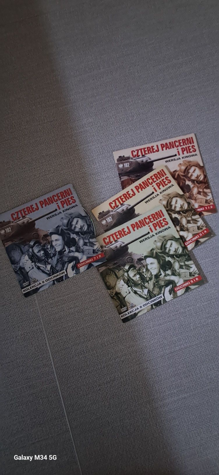 Płyty DVD czterej pancerni I pies