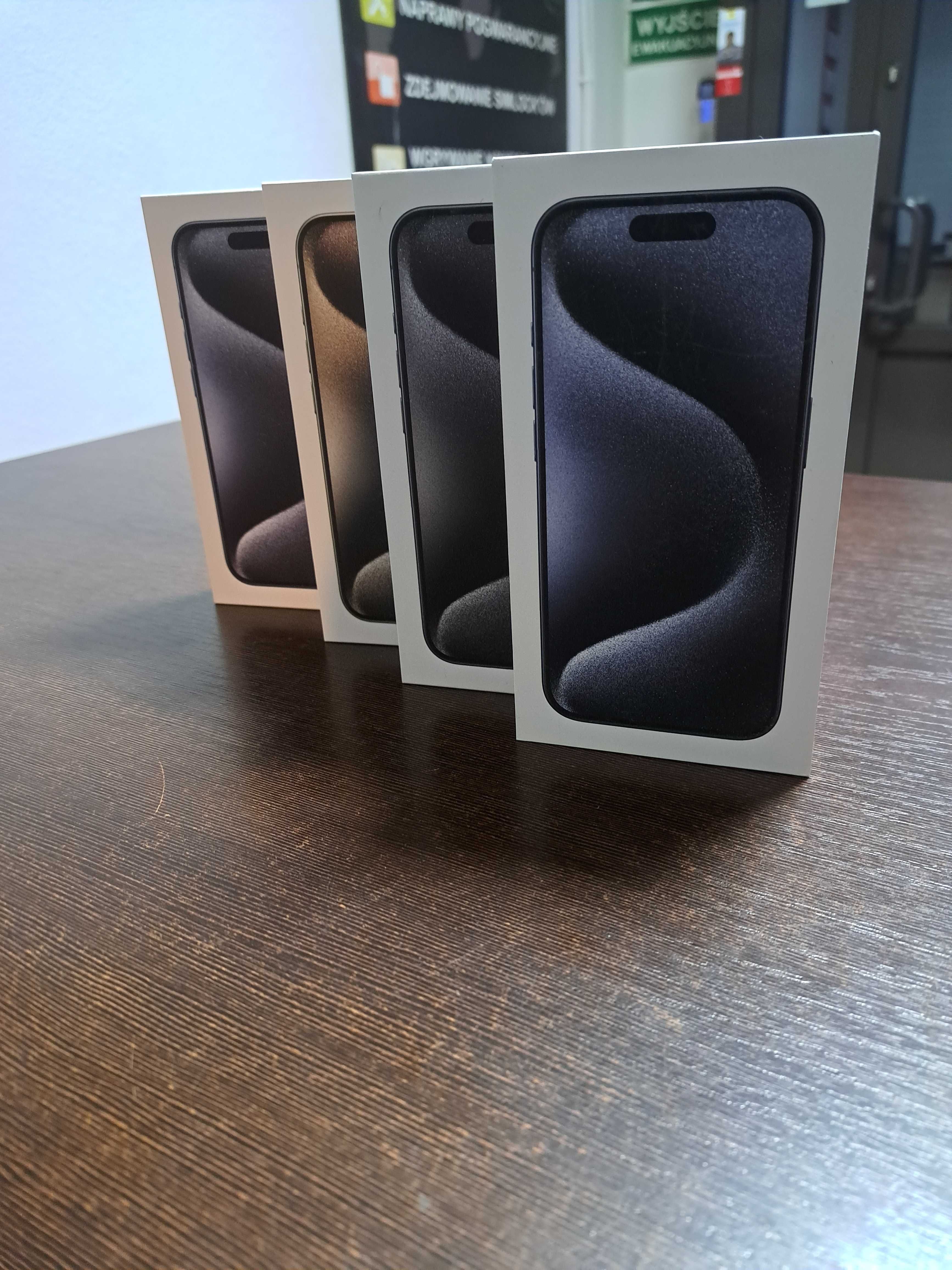 iPhone 15 PRO 128GB Natural Titanium/BLACK/Blue/ White OD RĘKI !