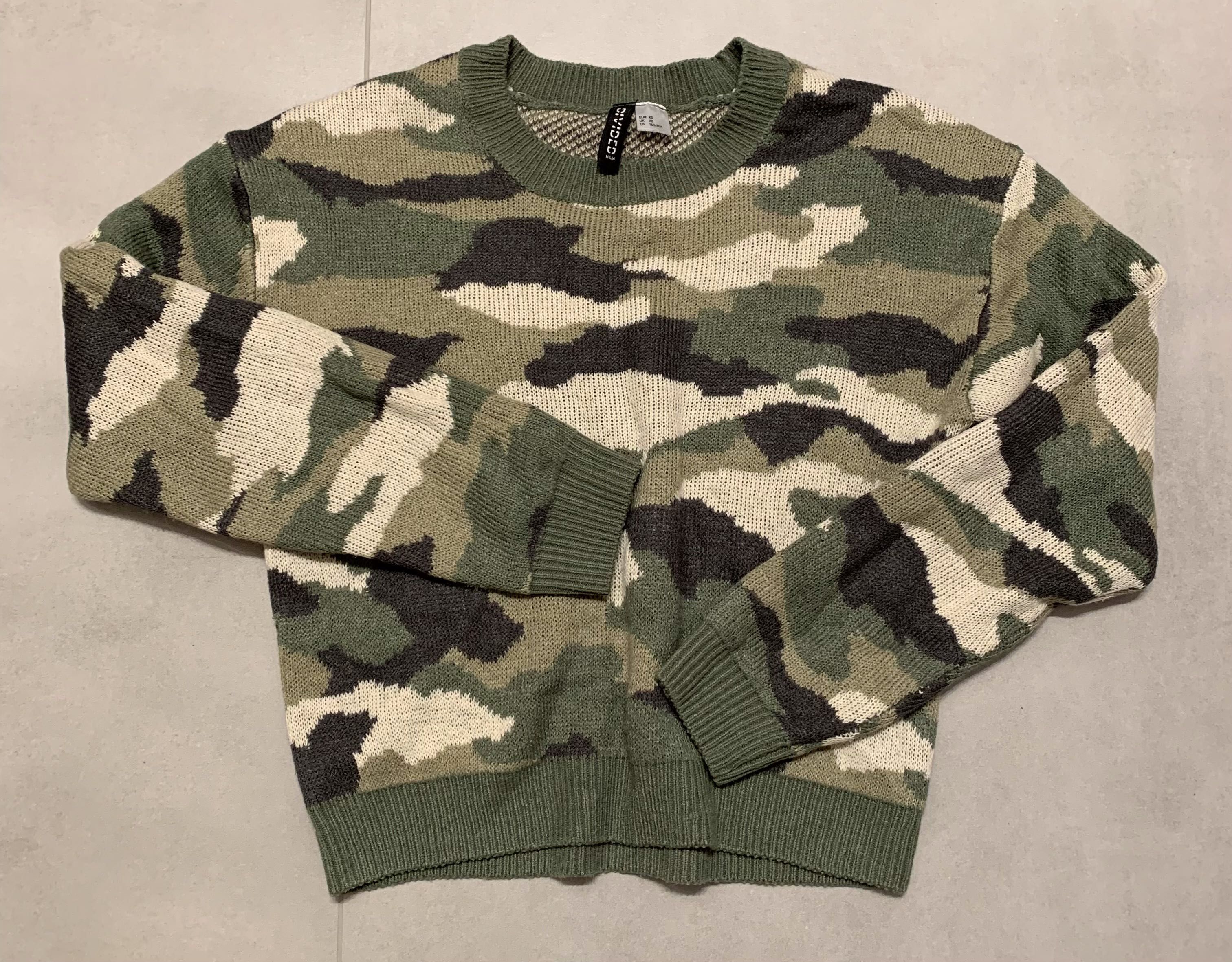 krótki sweter damski Moro  H&M