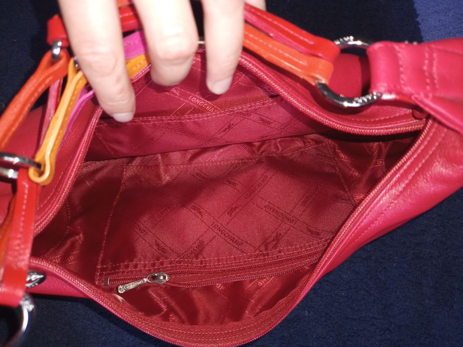 Сумочка червона longchamp