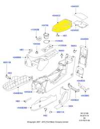 Descanso de braços frontal Ford Focus 04 a 11 (NOVO)