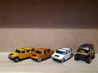 Lote de 4 Hummer H2 1/64