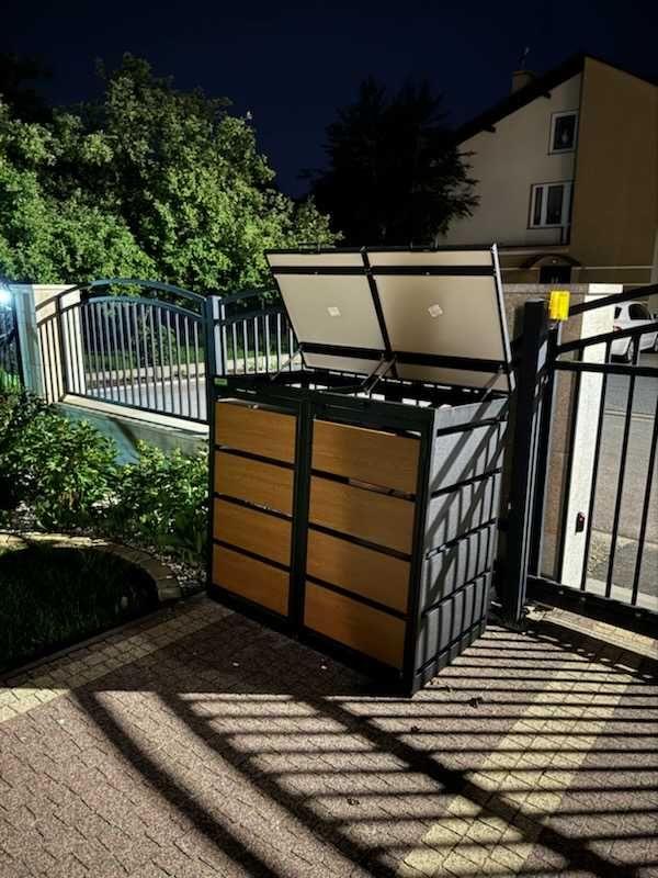 Altana Wiata Śmietnikowa Domek Narzędziowy Ogrodowy Obudowa Koszy