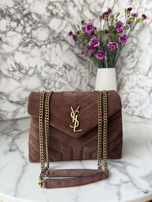 Torebka LouLou YSL Small Chocolate Brown
