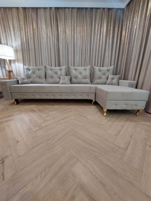 NOWY Luksusowy narożnik z możliwością spania 290 x 145 x 85cm