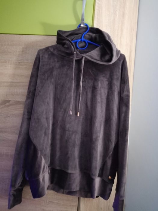 Bluza z kapturem brąz xl