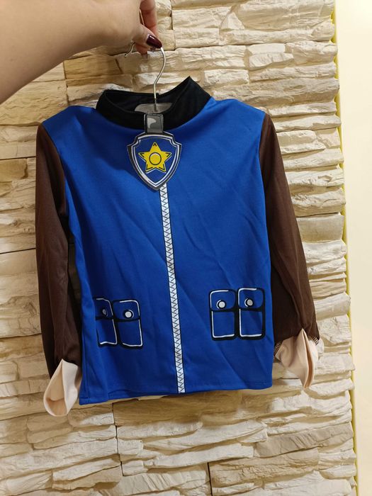 Strój dziecięcy bal karnawal Psi Patrol Chase jak Nowy 98/104