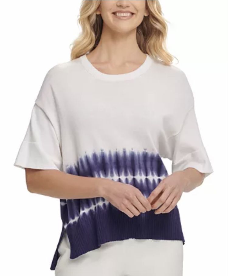 DKNY стильна кофта з принтом Tie-Dye