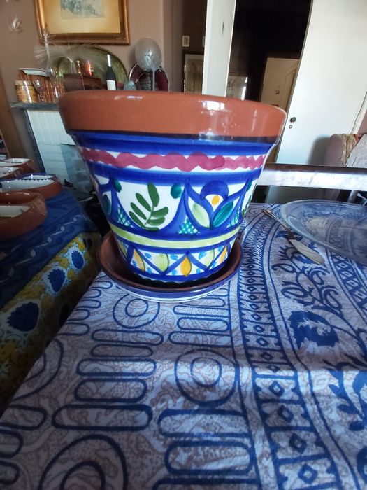 Loiça barro alentejana pintada à mão diversa anuncio 1