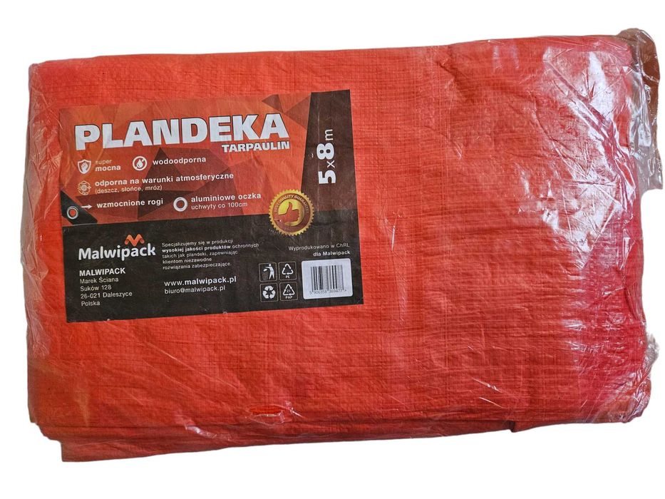 Plandeka wzmacniana gruba 5x8 m