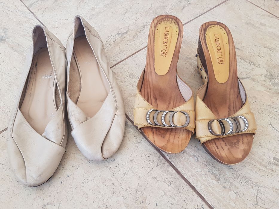 Кожаная летняя женская обувь женская