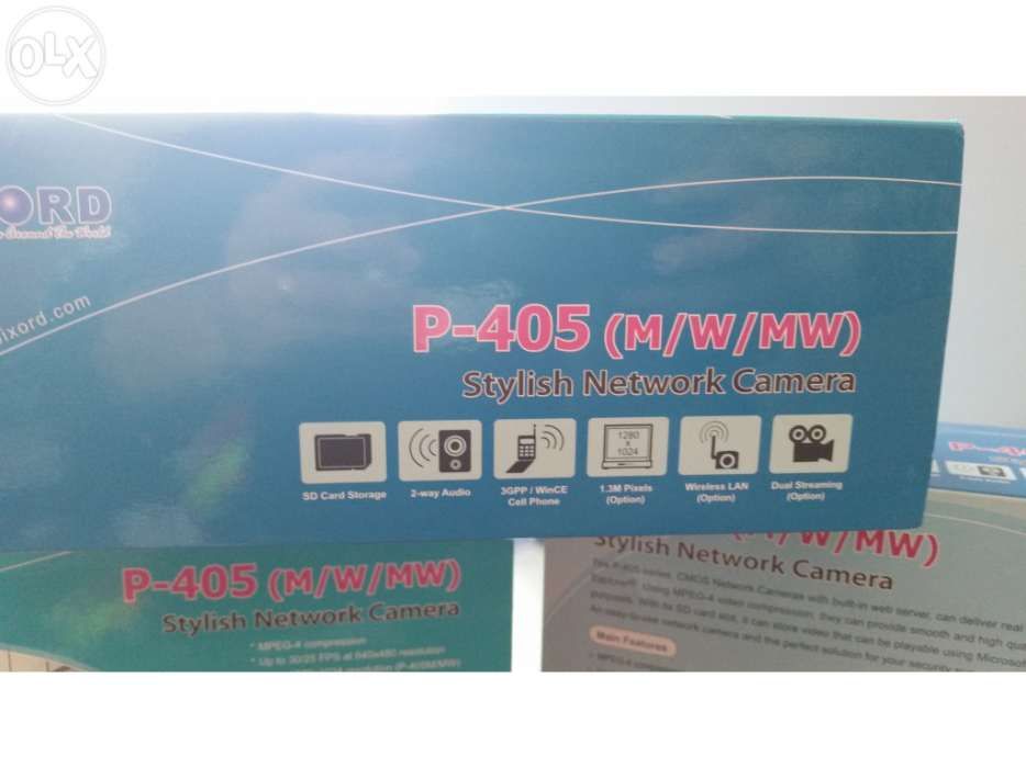 4 Câmaras de vigilância ip pixord p405