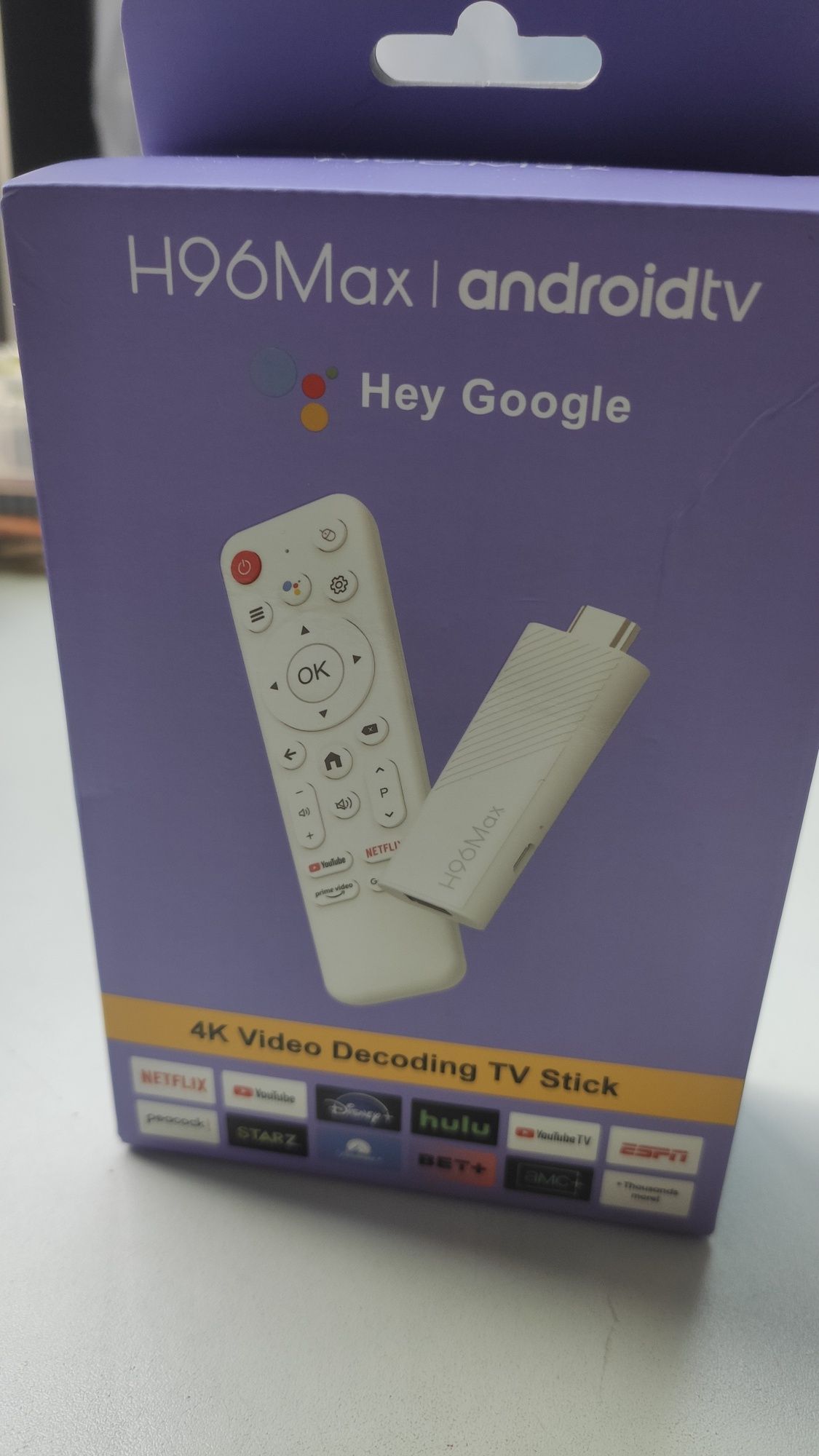 Android TV 14 приставка H96Max 2/16 Gb WiFi 6 Bluetooth пульт+ Голос