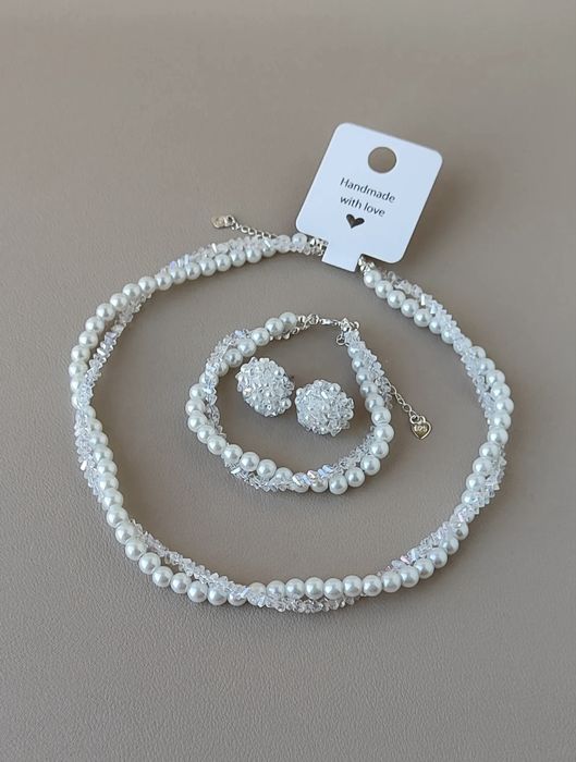 Комплект прикрас нареченої для весільного образу