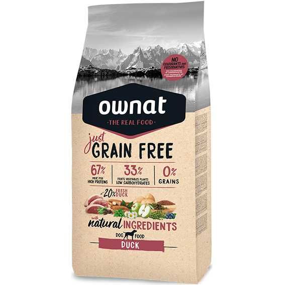 Ownat Dog Just GRAIN FREE 14kg - PORTES GRÁTIS