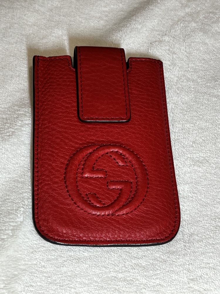 Porta iPod telemóvel portáteis ou cartões Gucci