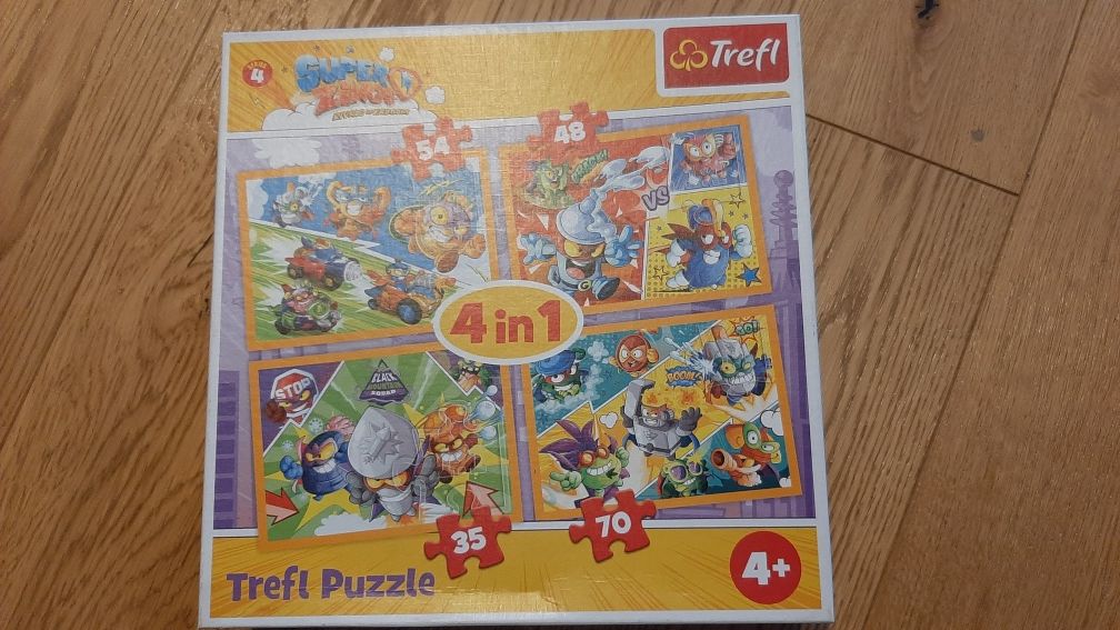 Trefl Puzzle Super Zings 4in1