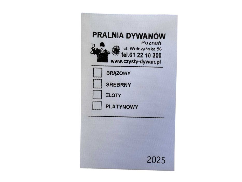 Wszywki do znakowania dywanów 1000 szt.