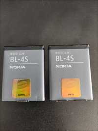 Dwie Oryginalne Baterie Nokia BL-4S