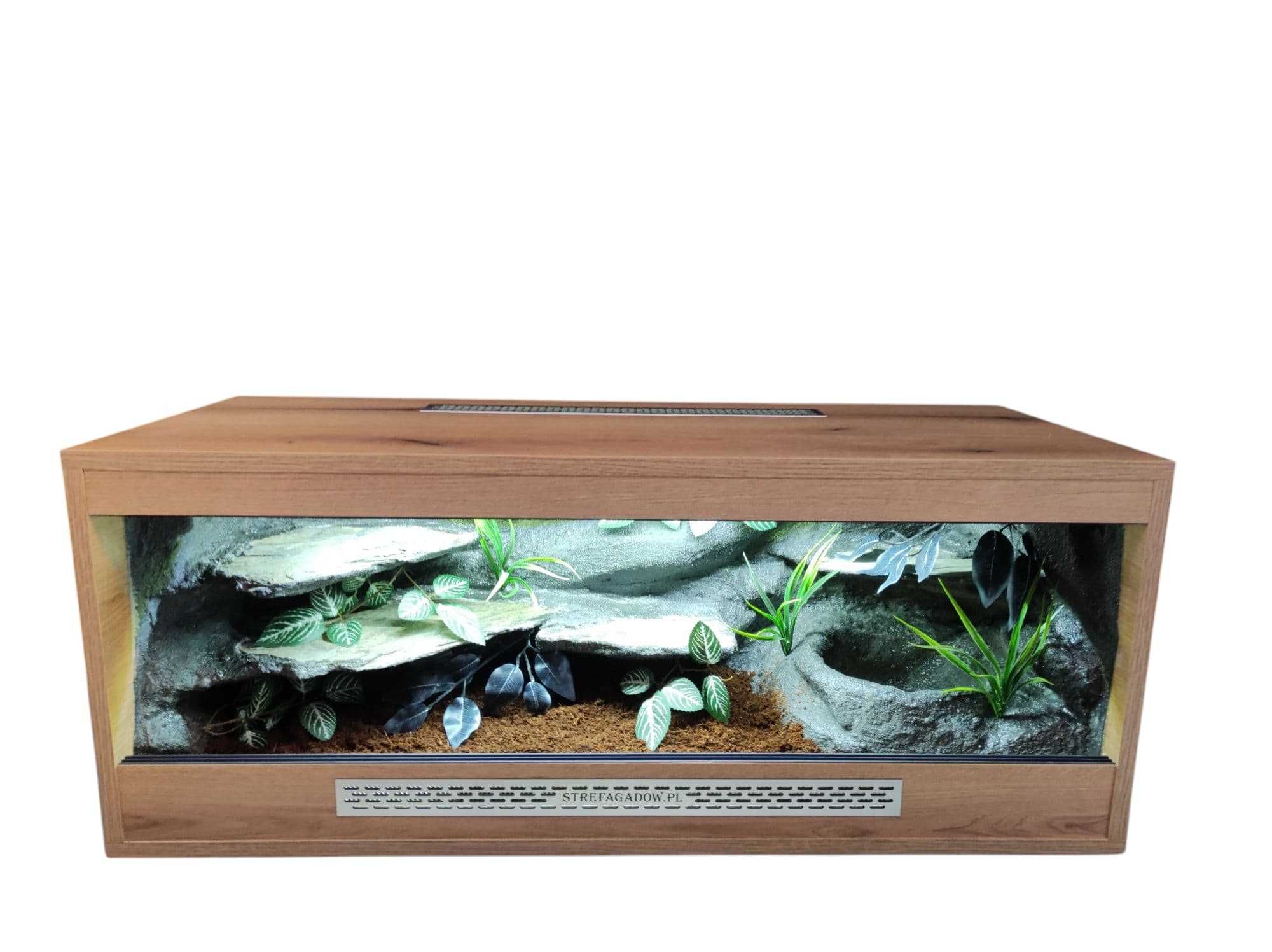 Terrarium tropikalne nr725 100/40/40 dla węża boa pyton DOSTĘPNE