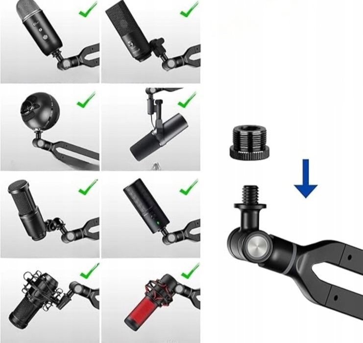 Uchwyt ramię biurkowe do mikrofonu Aokeo AK-45