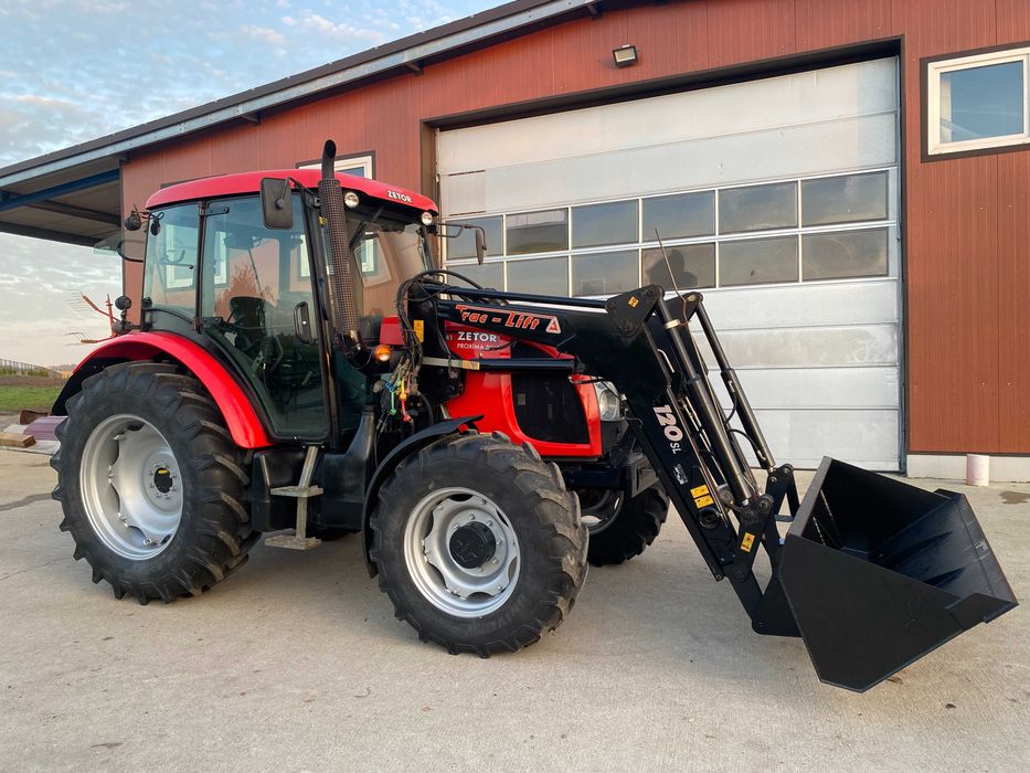 CIĄGNIK ZETOR PROXIMA 8541 PLUS TUR ŁYŻKA Sup St valtra fendt claas jd