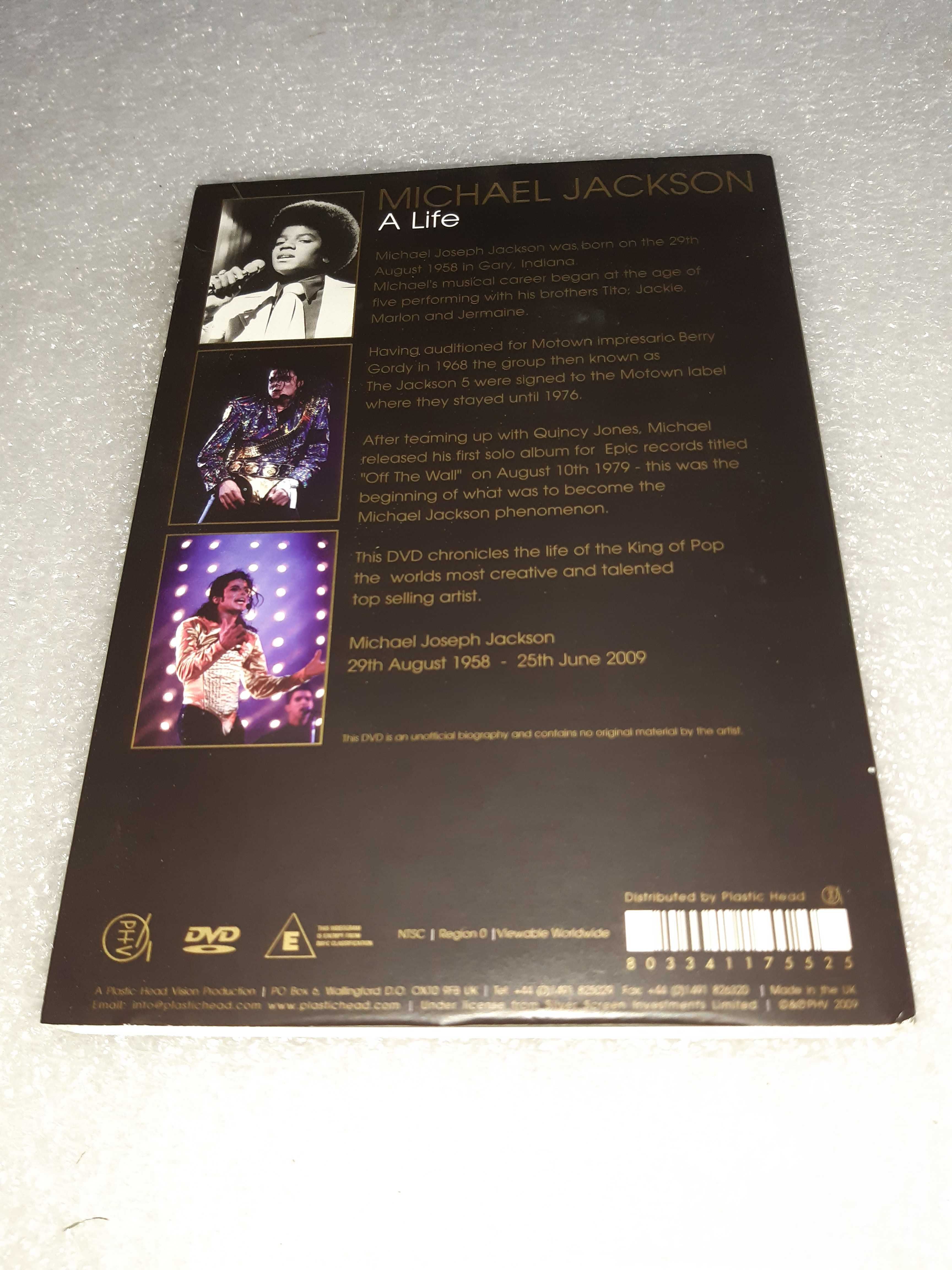 DVD - Michael Jackson-'' Jego życie'' -nowa/teraz taniej