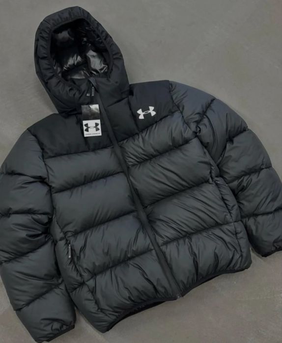Чоловічий зимовий пуховик under armour,зимова куртка пуффер
