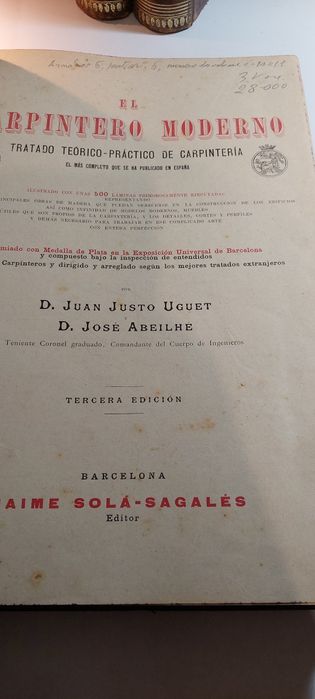 El Carpintero Moderno (Tercera edición, 3ª edição - 3 Volumes)