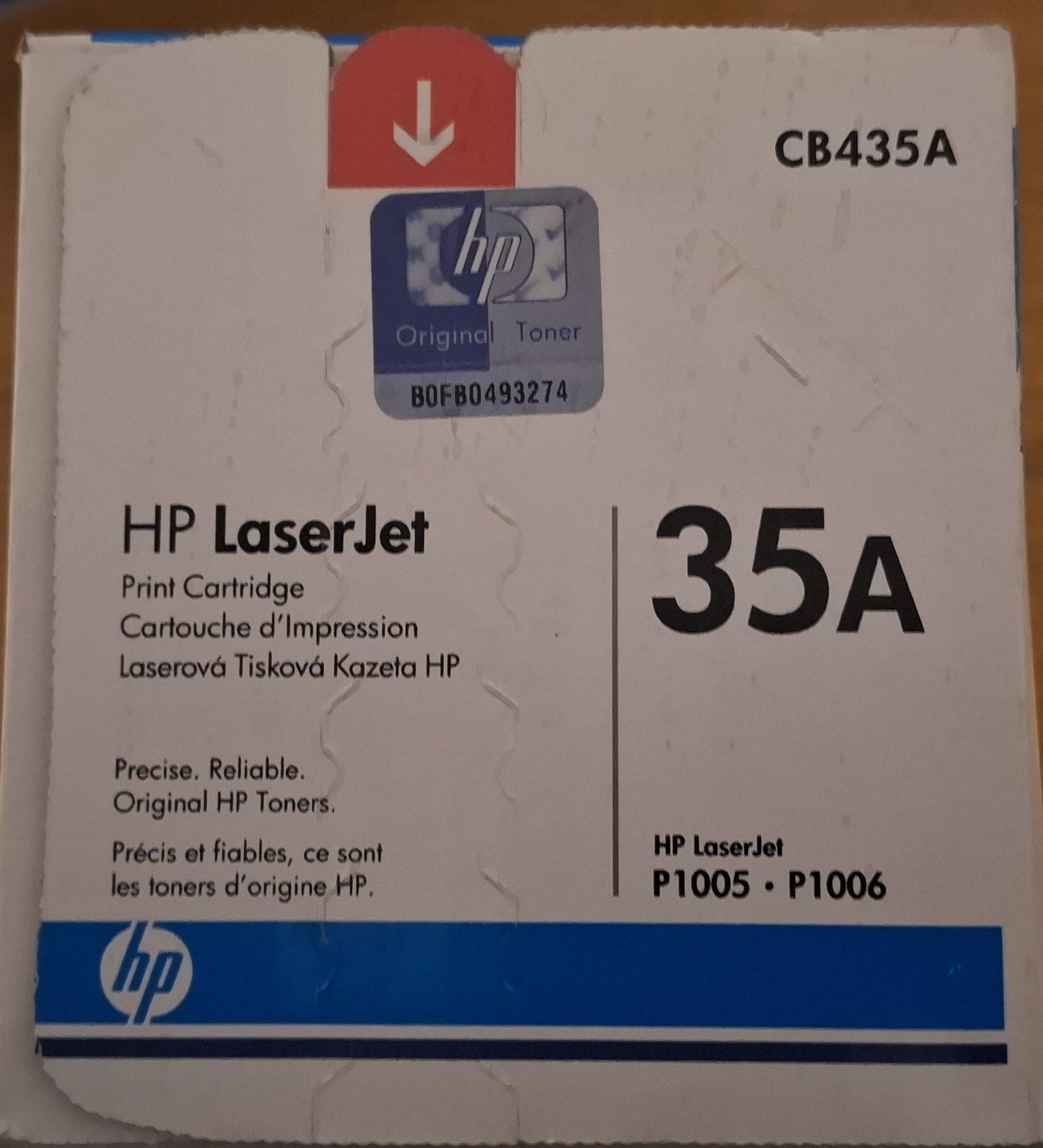 картридж HP CB435A Оригінал